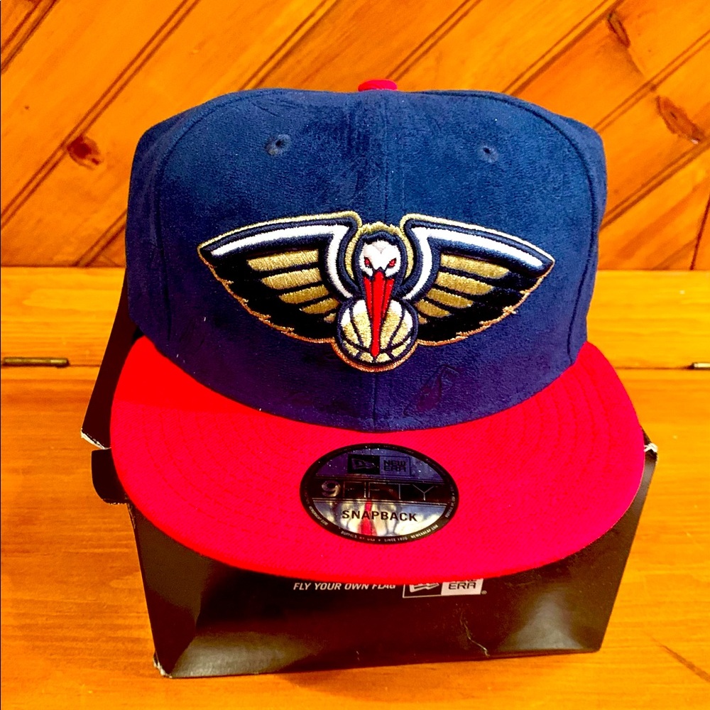 New Orleans Pelicans Navy | Red 9FIFTY Snapback HatFashion Hat Brand New Era 🏀